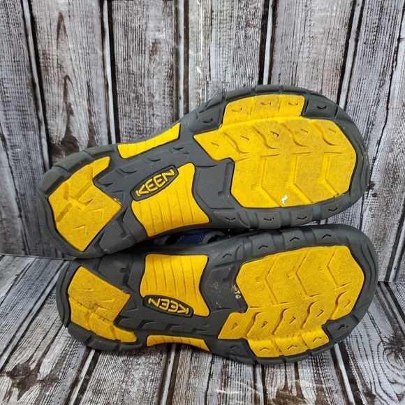 KEEN Men\'s Newport H2 Waterproof Sandals Blue Yellow Hiking Shoes 1009962 Size 7 main image 6